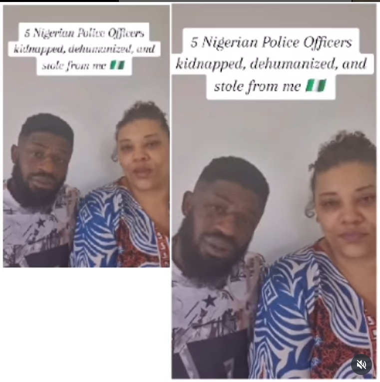 Nigerian man accuses policemen of abducting and extorting him in Benin over American wifes photo