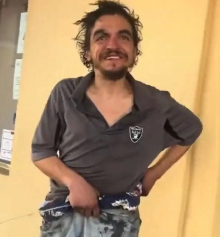 Former Nickelodeon child star Tylor Chase seen smoking and sleeping behind plank of wood weeks after being rescued from streets by former co-stars