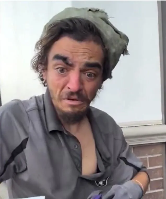 Former Nickelodeon child star Tylor Chase seen smoking and sleeping behind plank of wood weeks after being rescued from streets by former co-stars