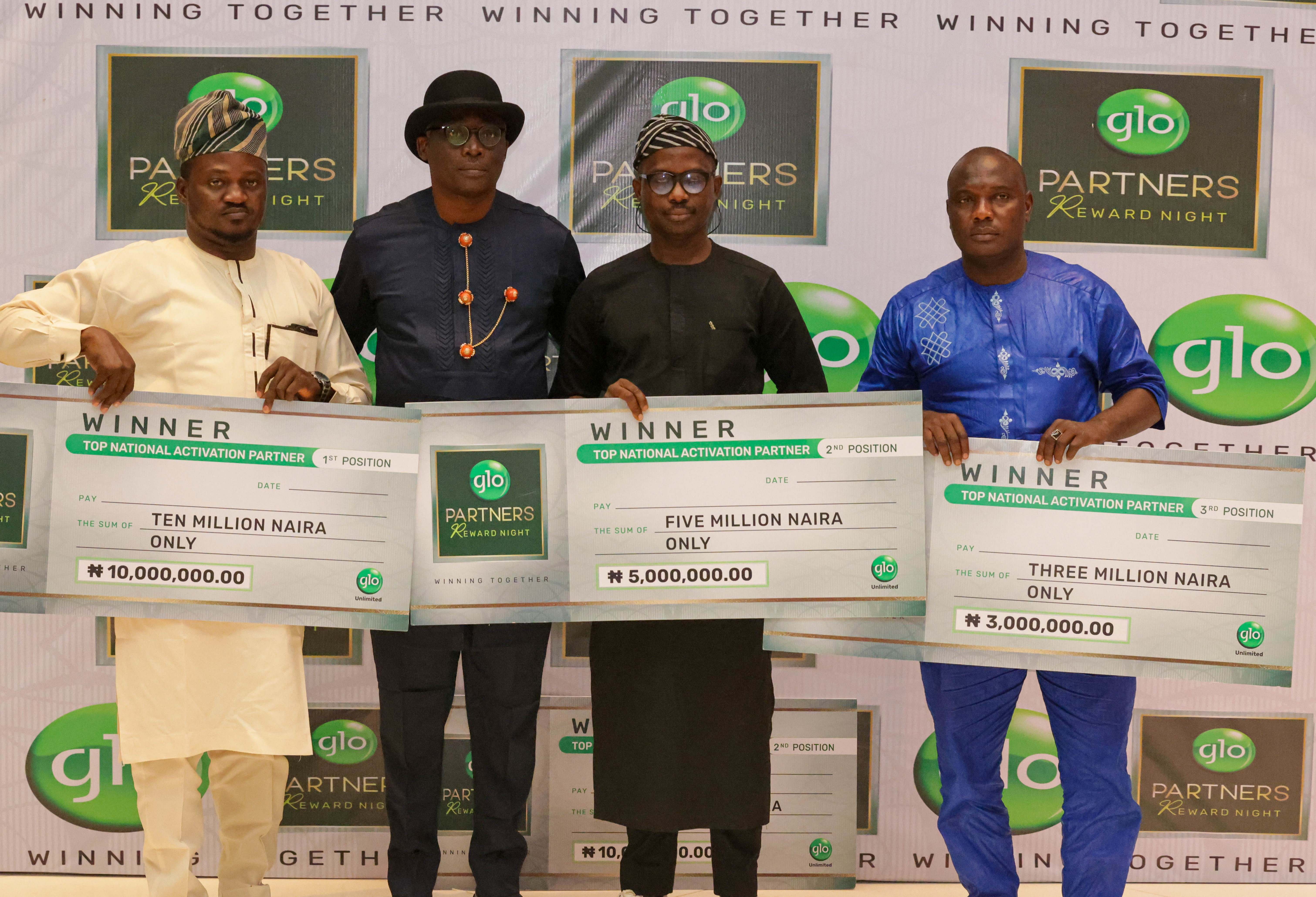 Glo Rewards Top Partners with Millions at Appreciation Gala
