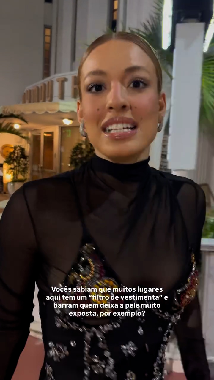 Big Brother star denied entry into Miami bar for wearing see-through dress
