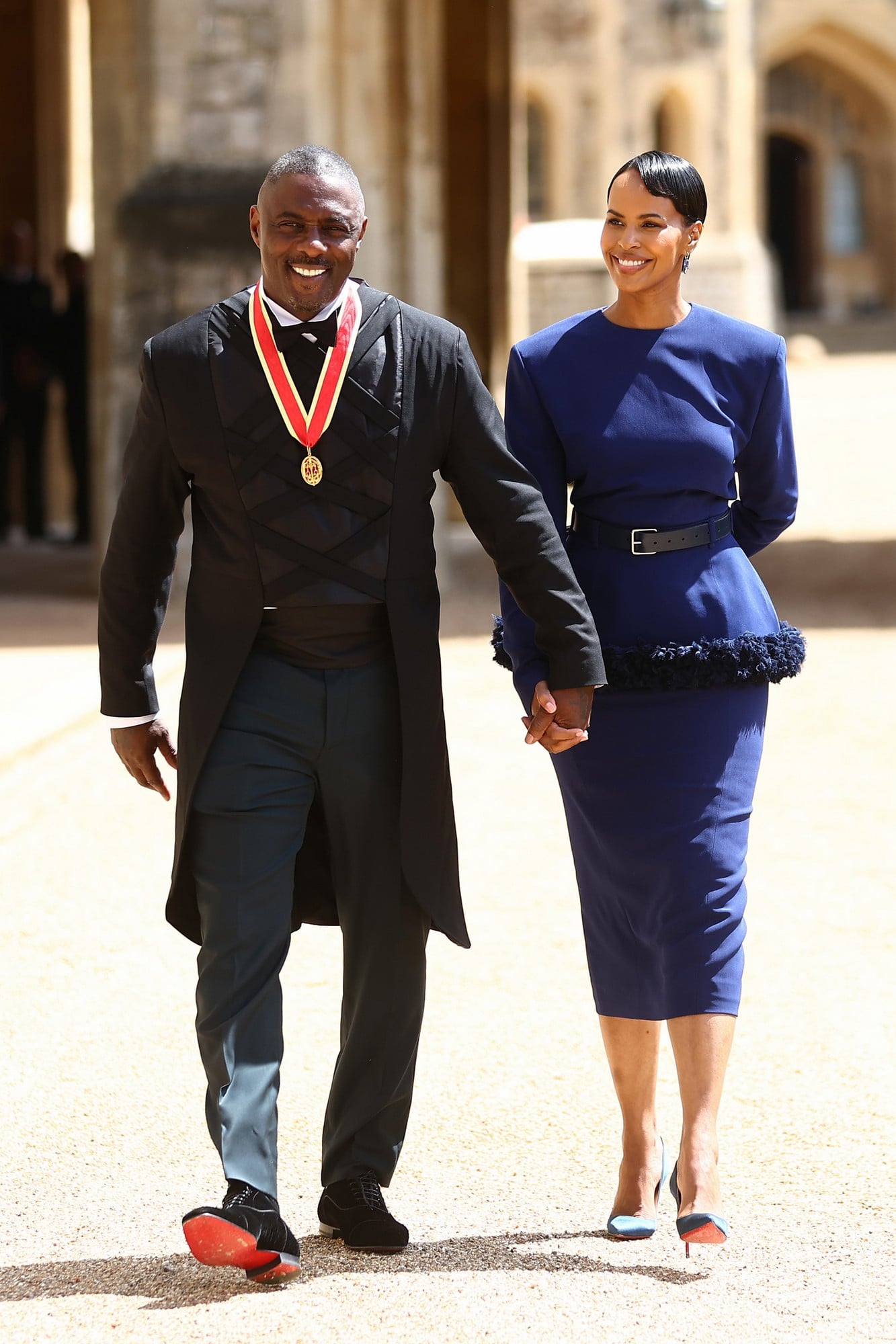 Idris Elba knighted by King Charles for anti-knife crime work (photos)