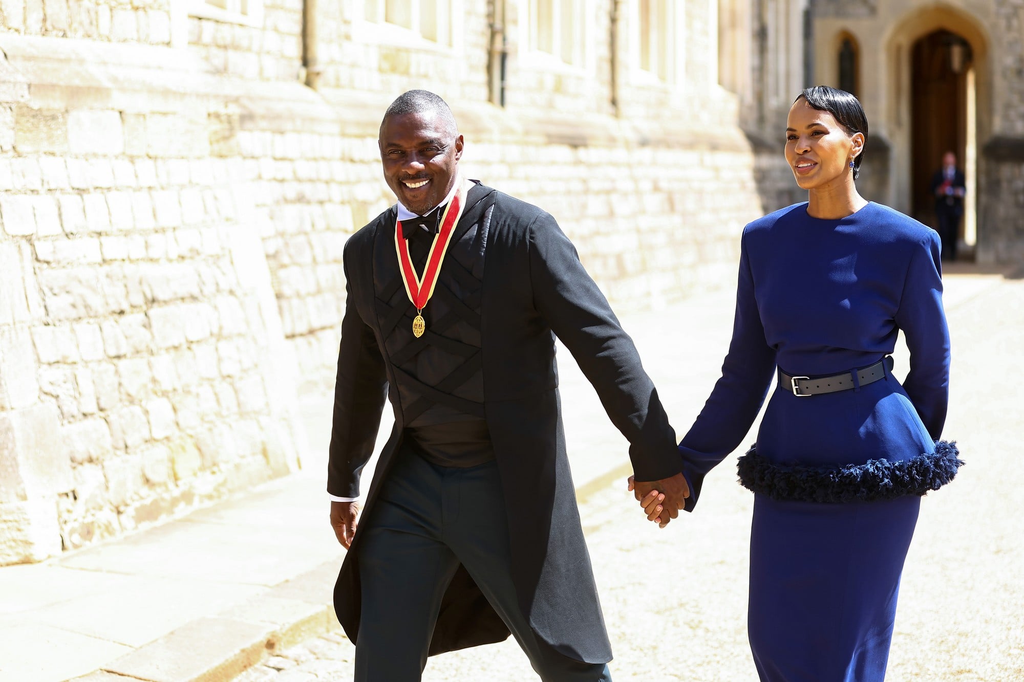 Idris Elba knighted by King Charles for anti-knife crime work (photos)