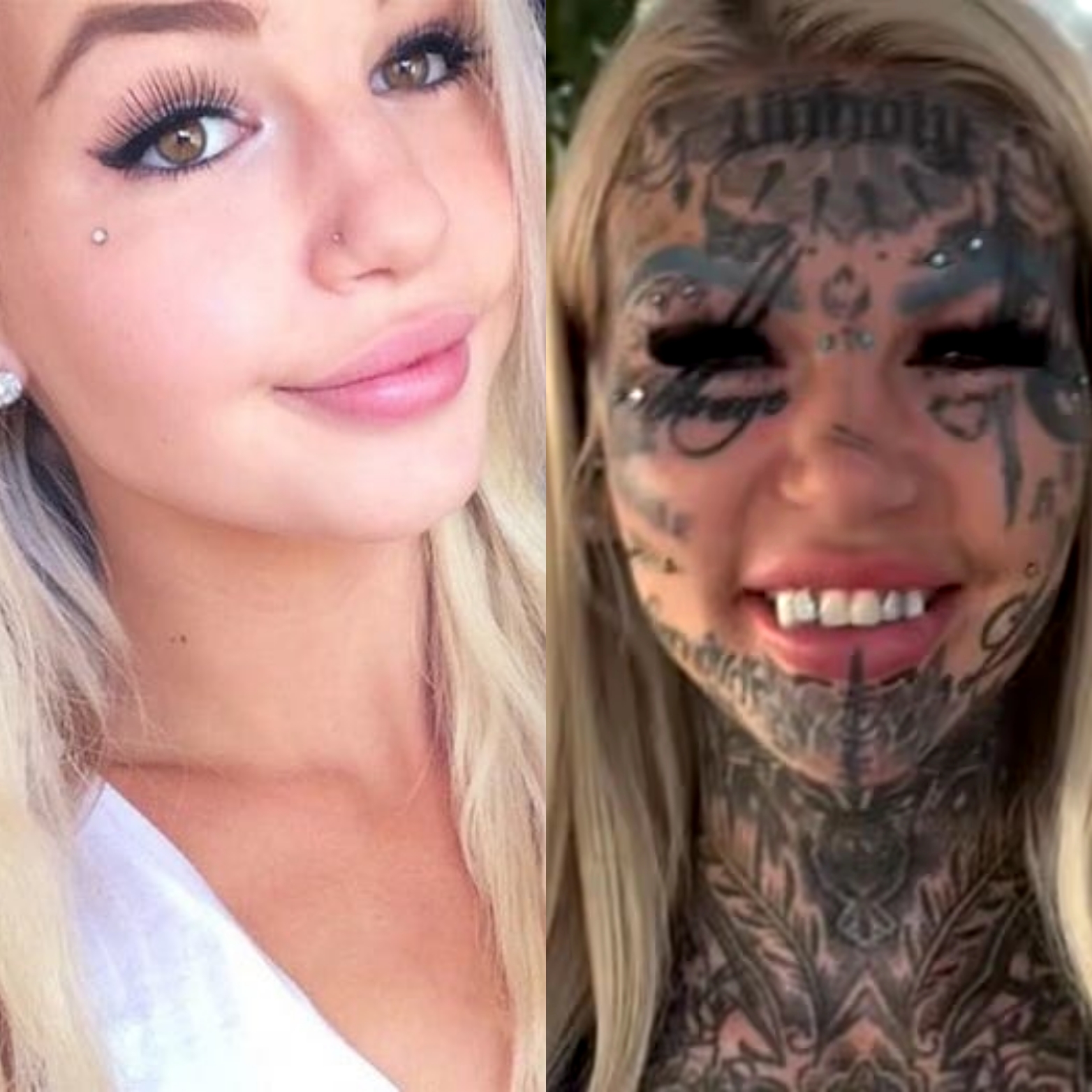Most tattooed woman flies across the world for 