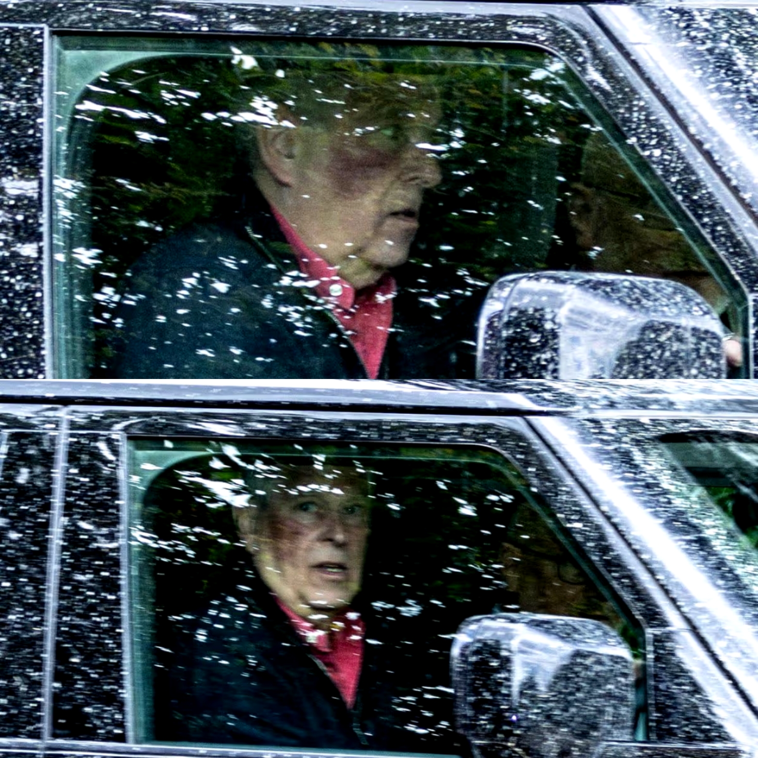 Former Prince Andrew Windsor spotted with huge mystery bruise on face