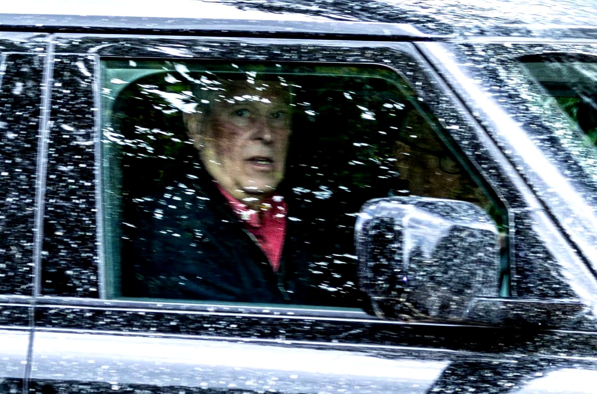 Former Prince Andrew Windsor spotted with huge mystery bruise on face