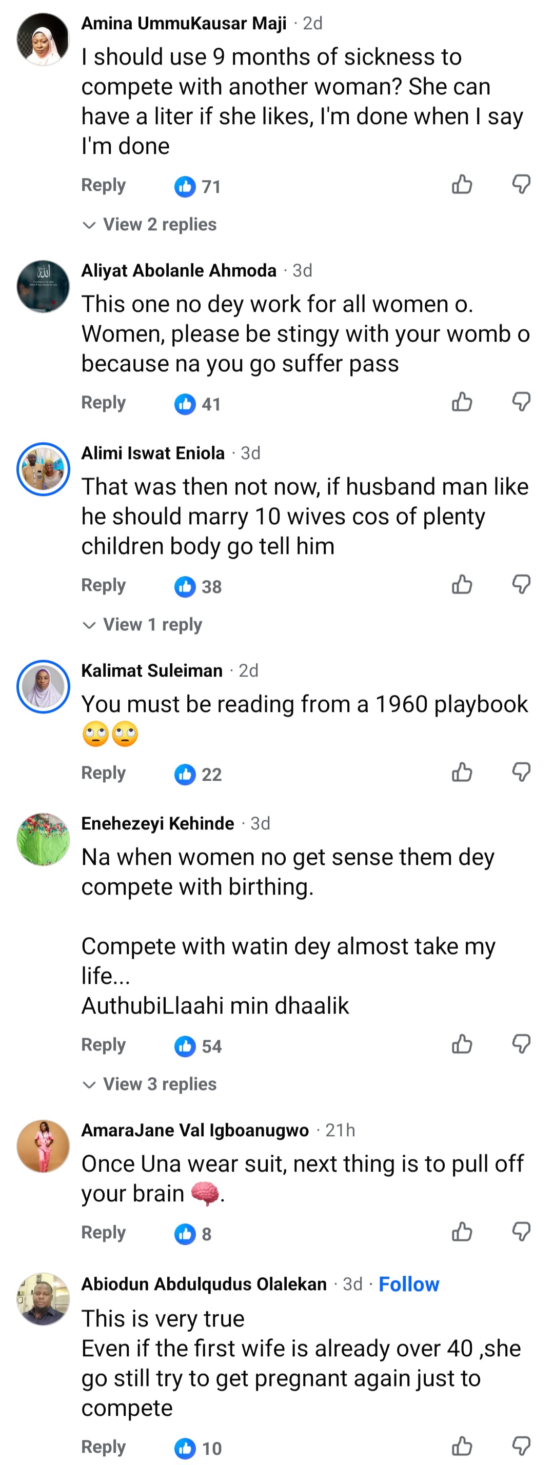 Man sparks backlash over his advice to other men on how to handle a wife who refuses to have more kids
