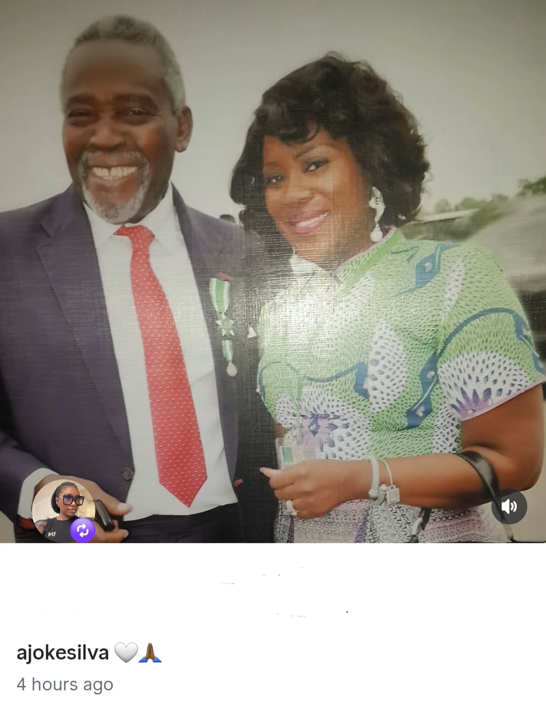 Actress Joke Silva shares first post since husband's passing