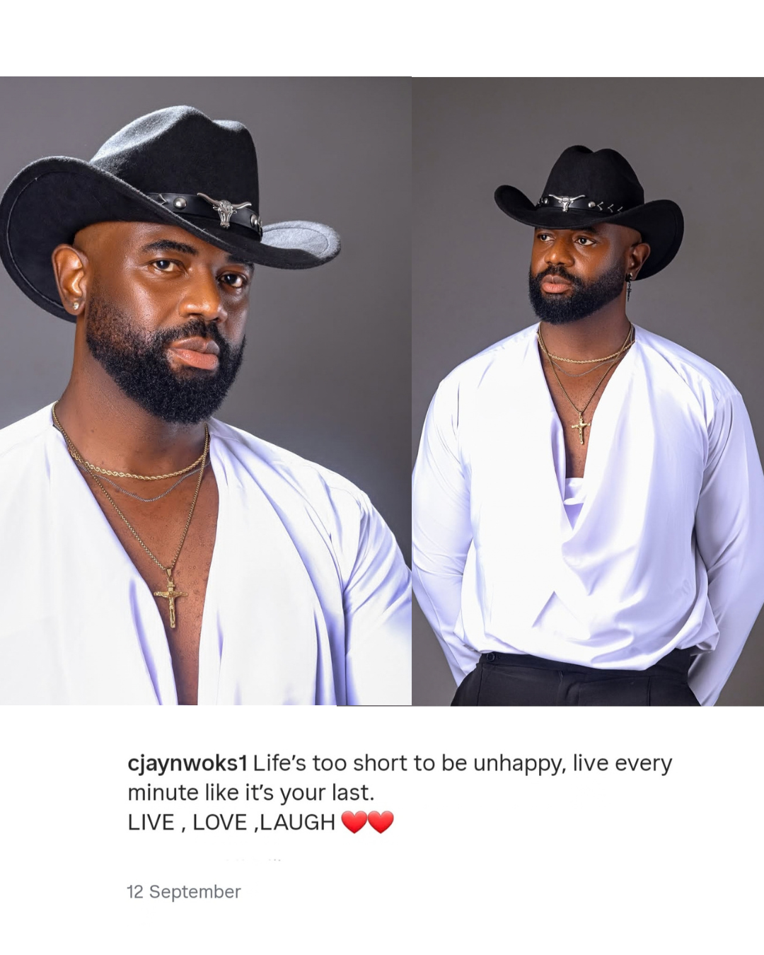 Recent post made by actor Cjay Nwoks receives attention after his de@th was announced