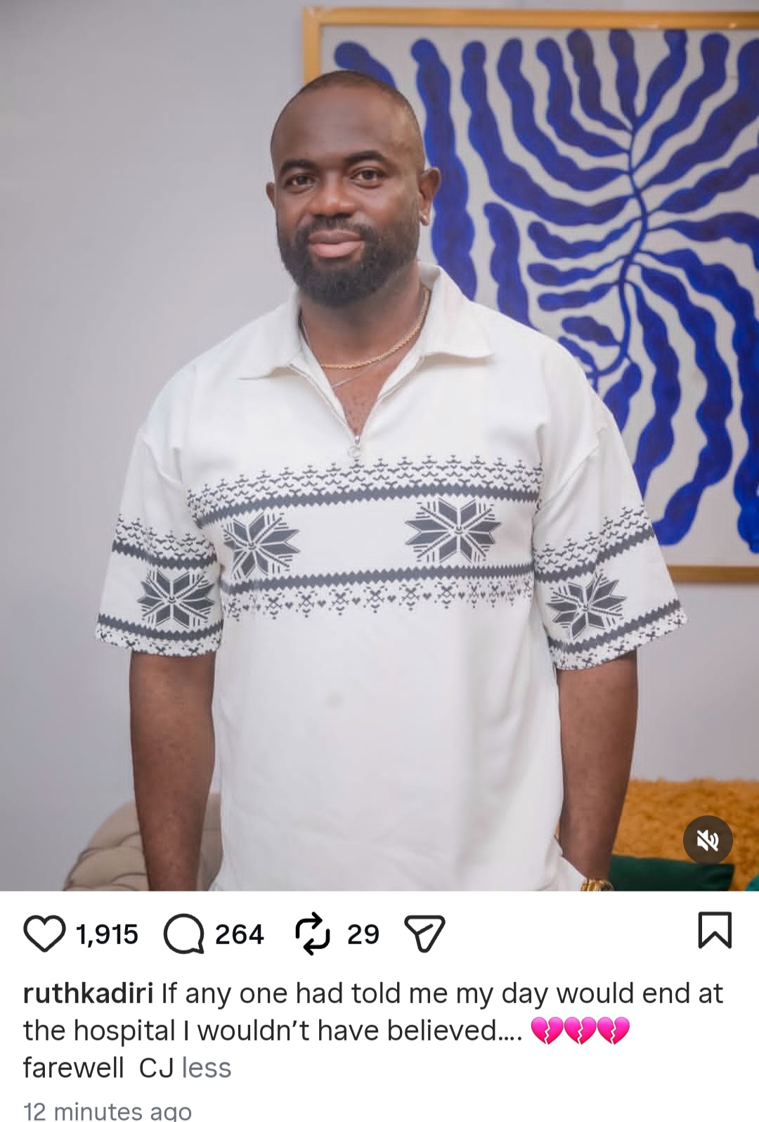 Celebrities narrate final moments of Cjay Nwoks' life as they battled to save the actor