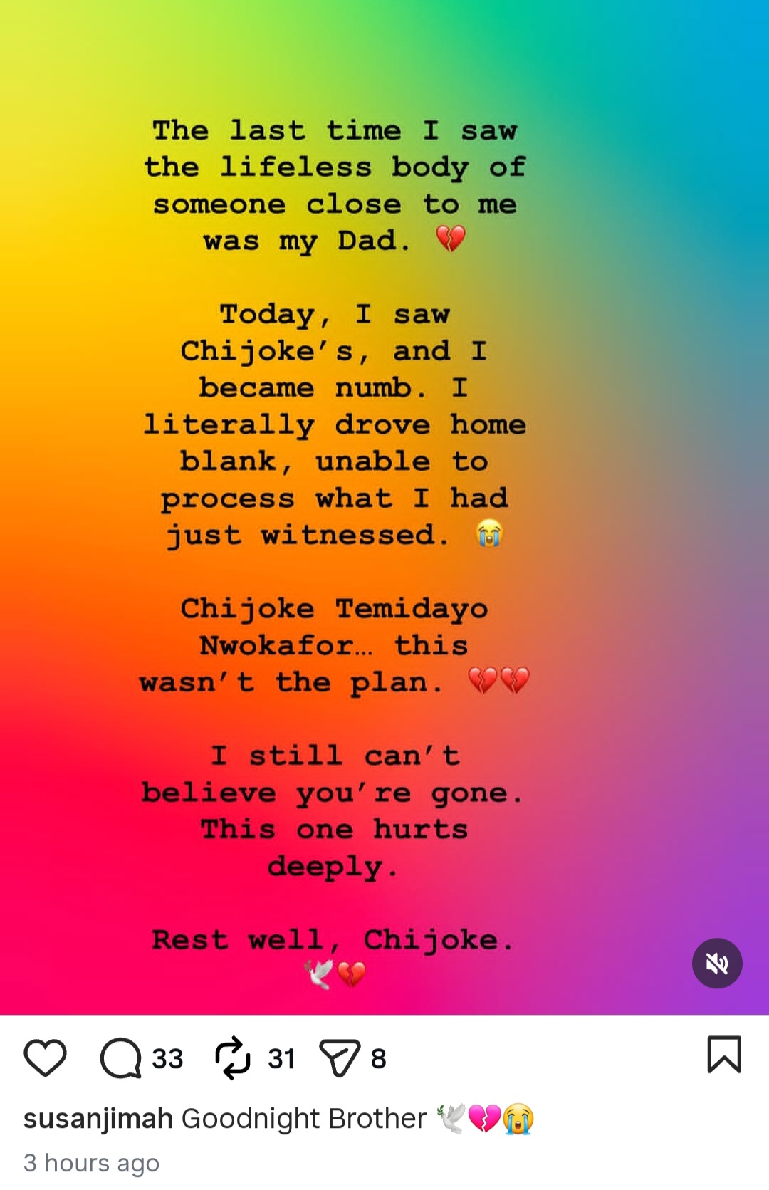 Celebrities narrate final moments of Cjay Nwoks' life as they battled to save the actor