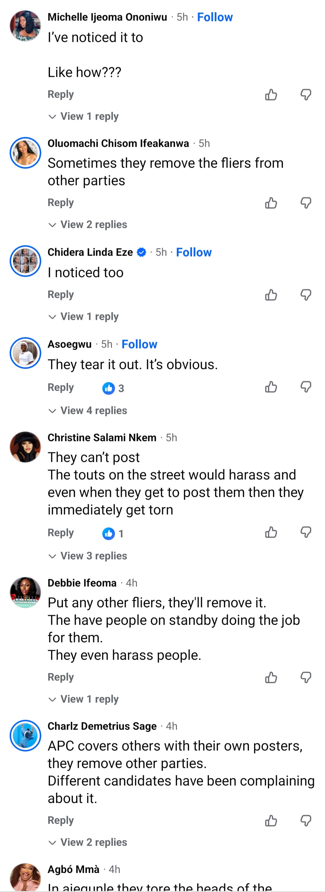 Woman shares observation in Lagos amid upcoming general elections