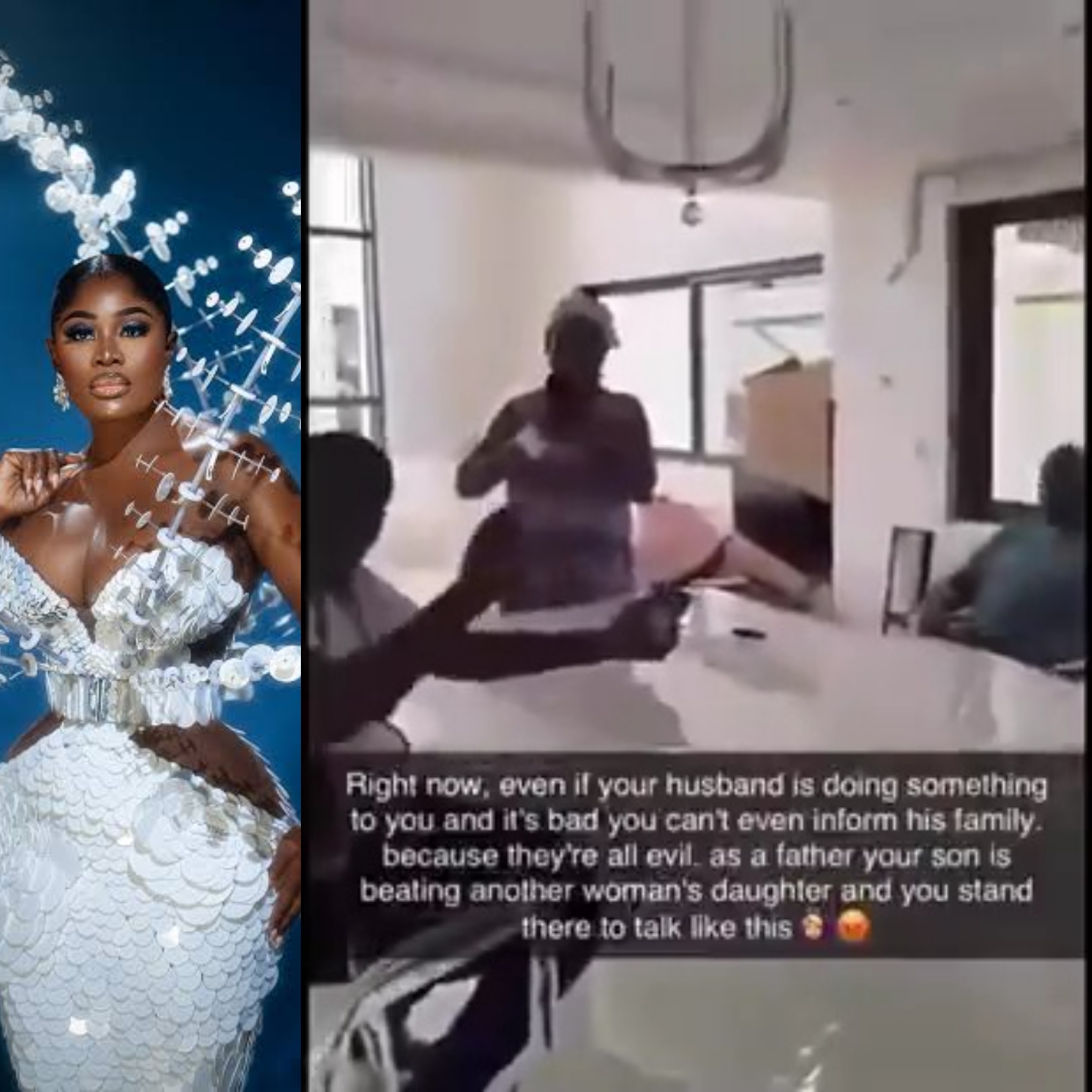 Actress Nana Akua Addo's in-law accuses her of infidelity during heated family meeting before she was b@ttered