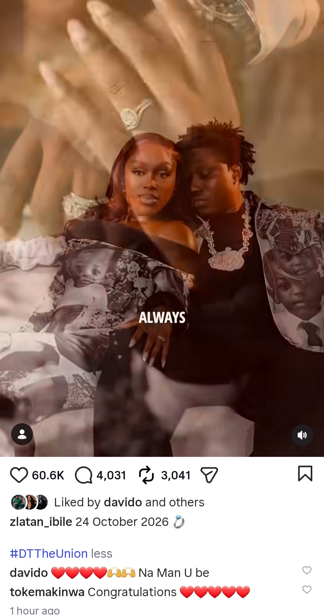 Zlatan announces wedding date as he releases pre-wedding video