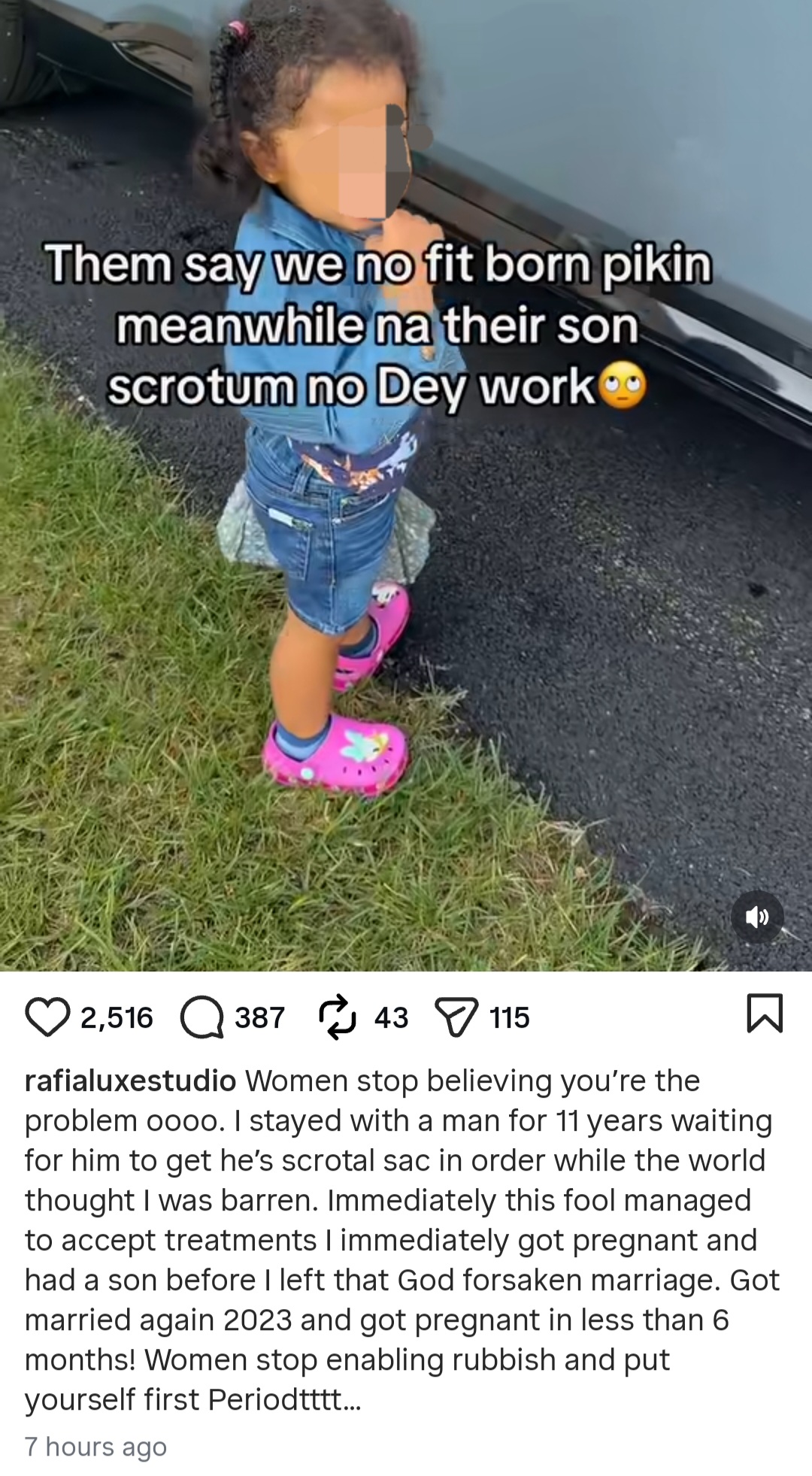 "Women stop believing you're the problem" Mum shares how she was called barren in her years-long marriage only to get pregnant just 6 months after marrying another man
