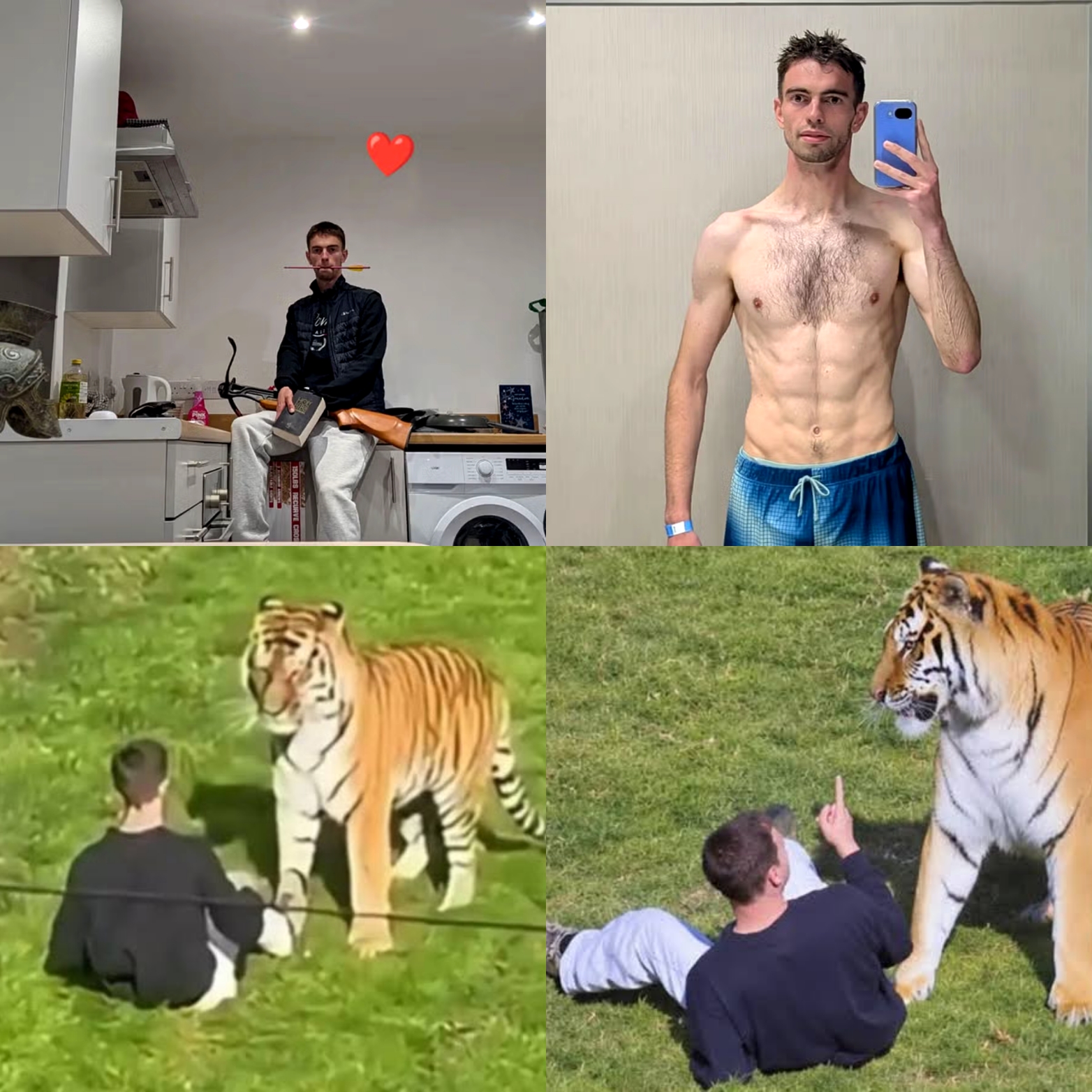 Man who met his end after entering tiger enclosure is named and pictured