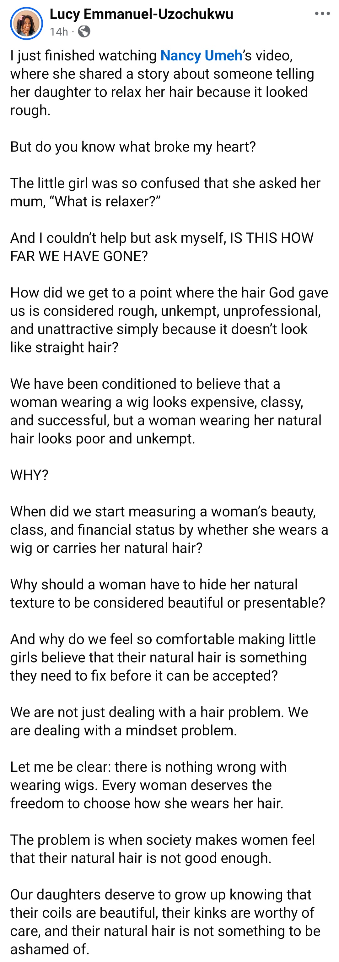 "I was denied the right to write my exam because I wore my natural hair" Woman narrates ordeal