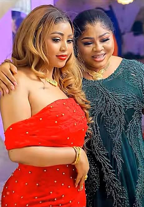 Regina Daniels reacts after video purportedly showing her and her mother calling each other out leaks