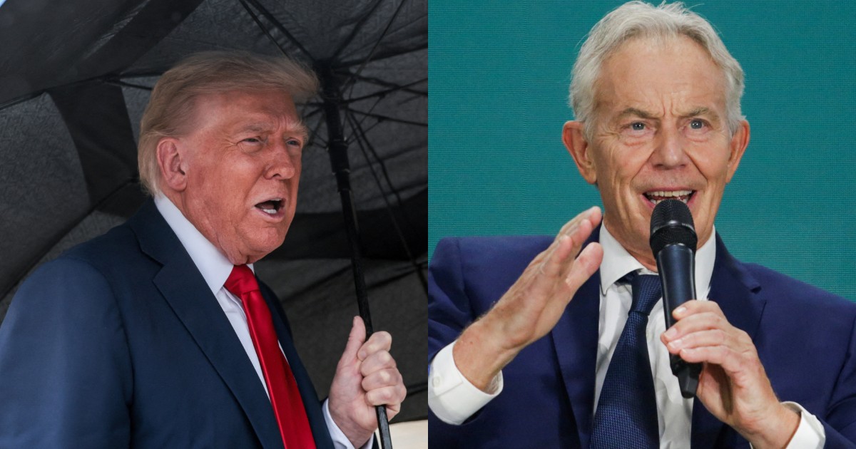 Trump questions popularity of former UK Prime Minister Tony Blair for Gaza