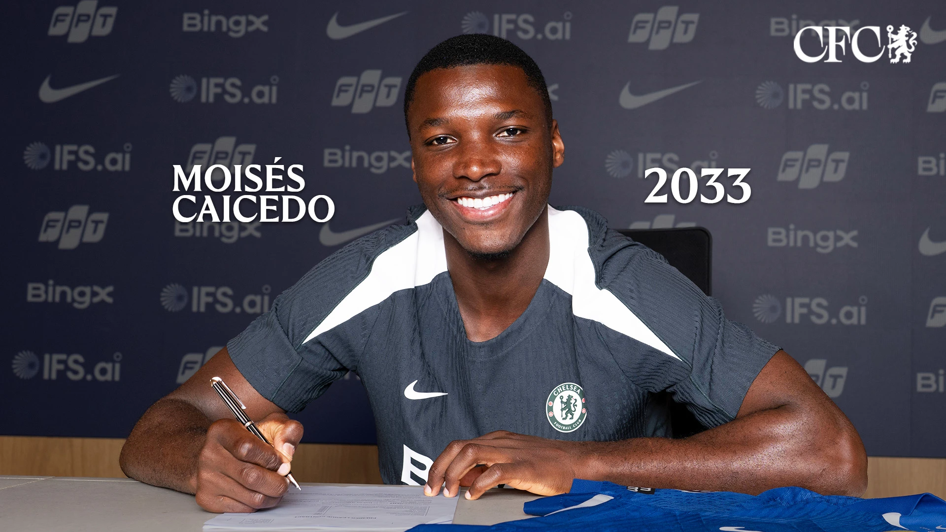 Chelsea defender Moises Caicedo signs seven-year contract extension