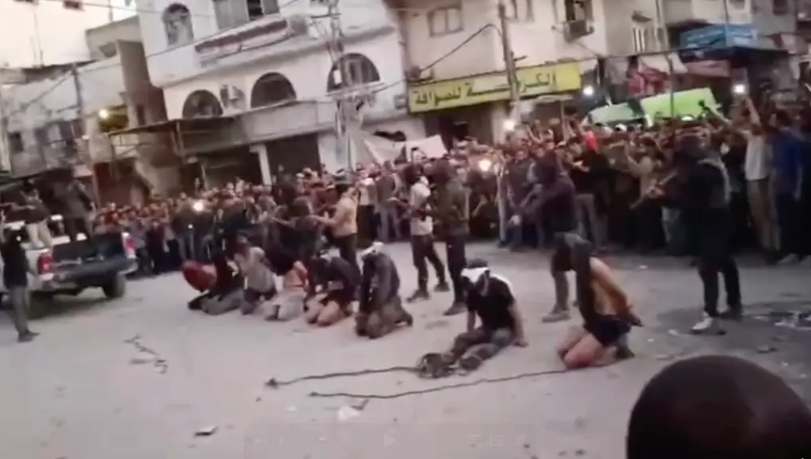 Hamas publicly executes