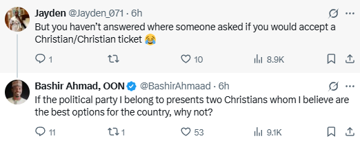 Buhari?s former aide, Bashir Ahmad gives condition to support Christian-Christian Presidential ticket