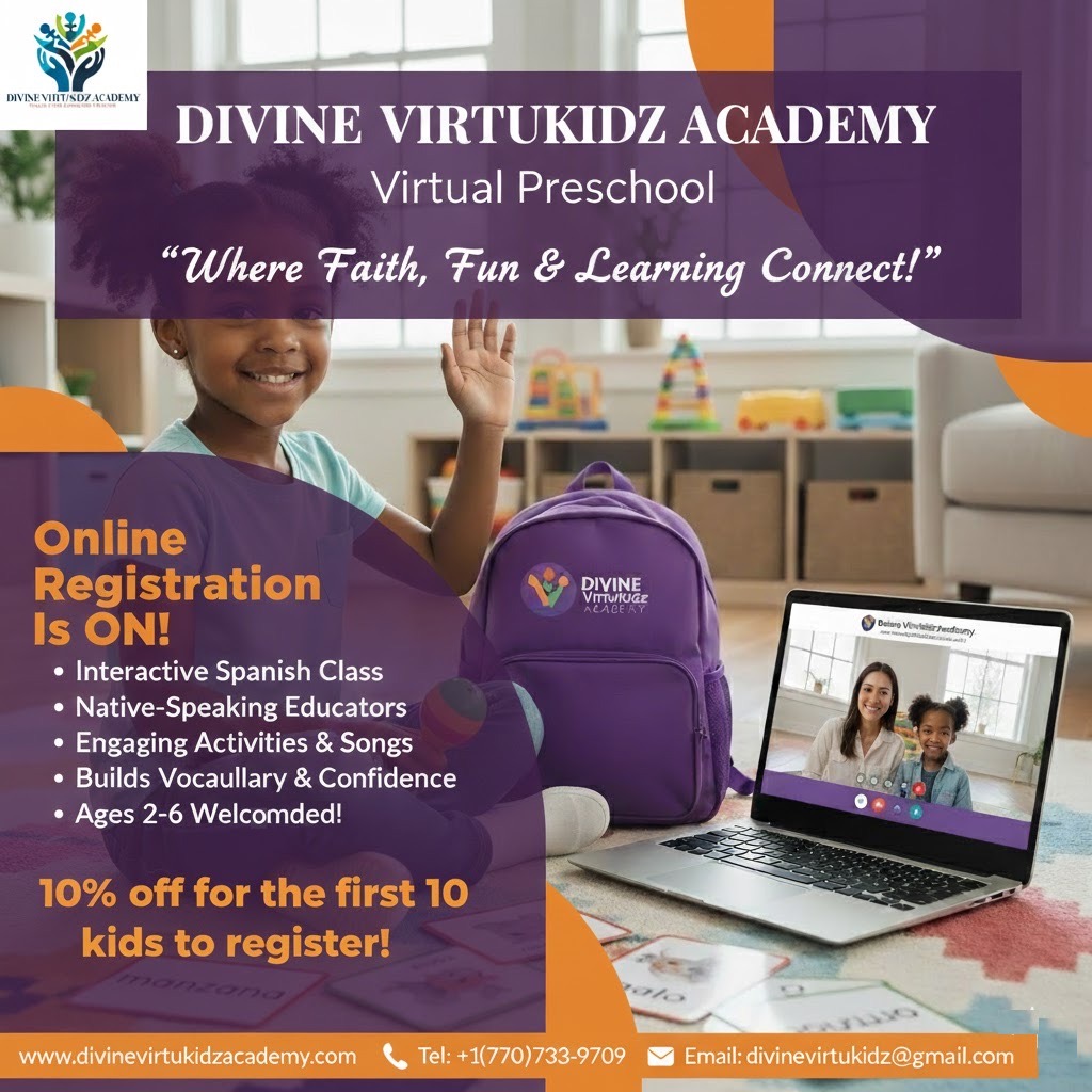 A Global Gateway for Your Child: Enrollment Open at Divine VirtuKidz Academy!