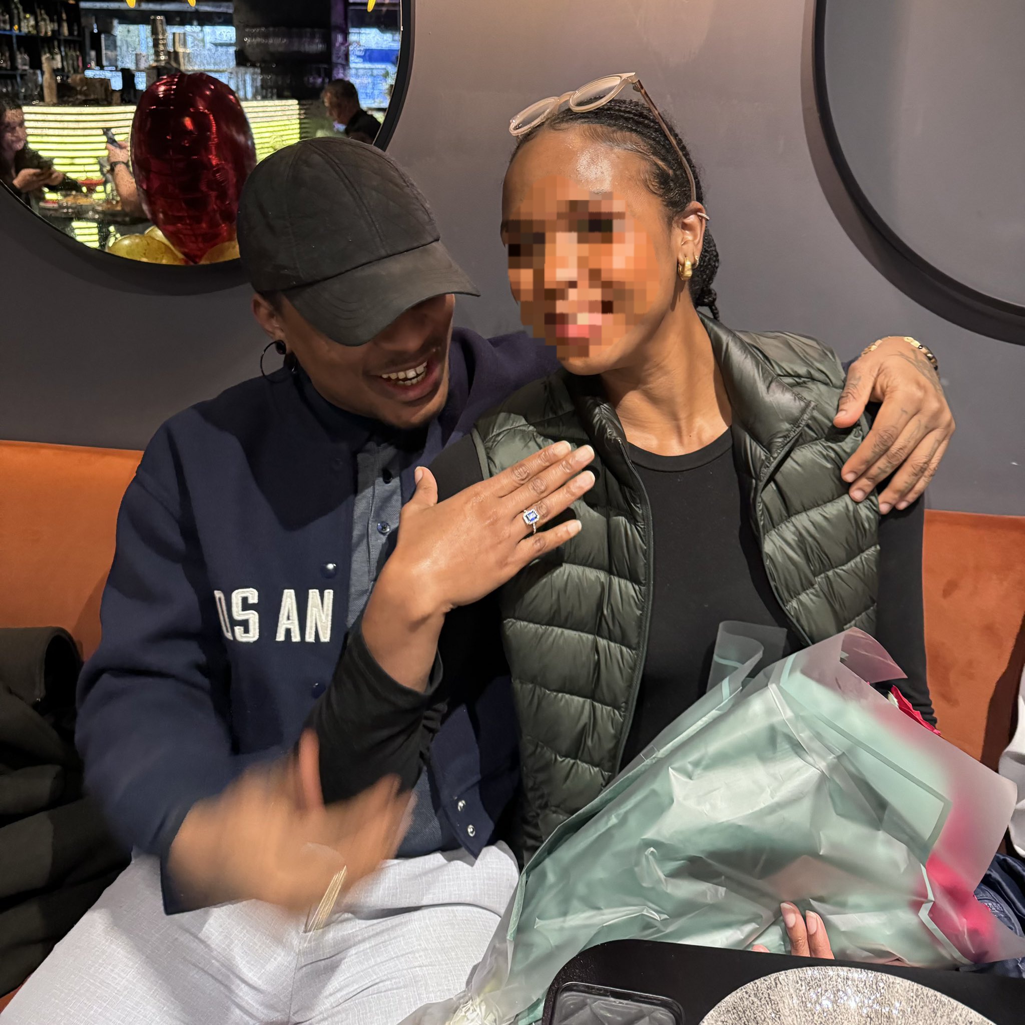 Toke Makinwa, others react as Nigerian techie who went viral for brutalising his ex gets engaged