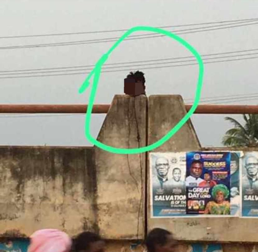 Severed human head left on Ogun bridge following alleged cult clash
