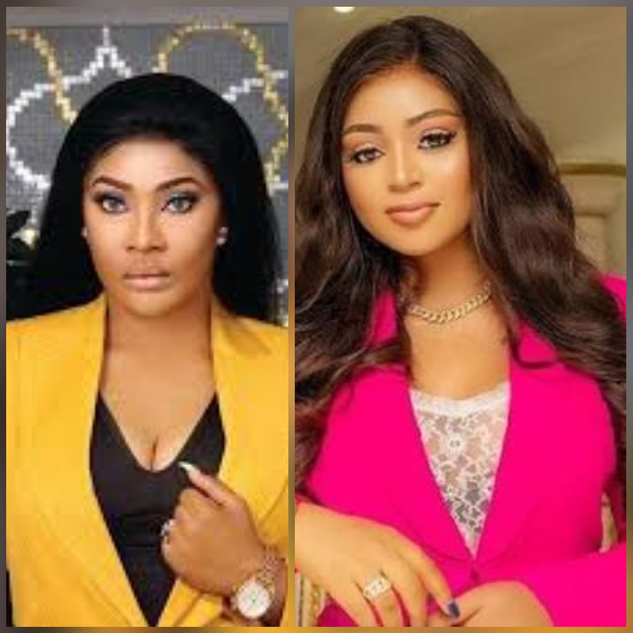 Angela Okorie reacts after Regina Daniels viral video spark rumours of domestic violence