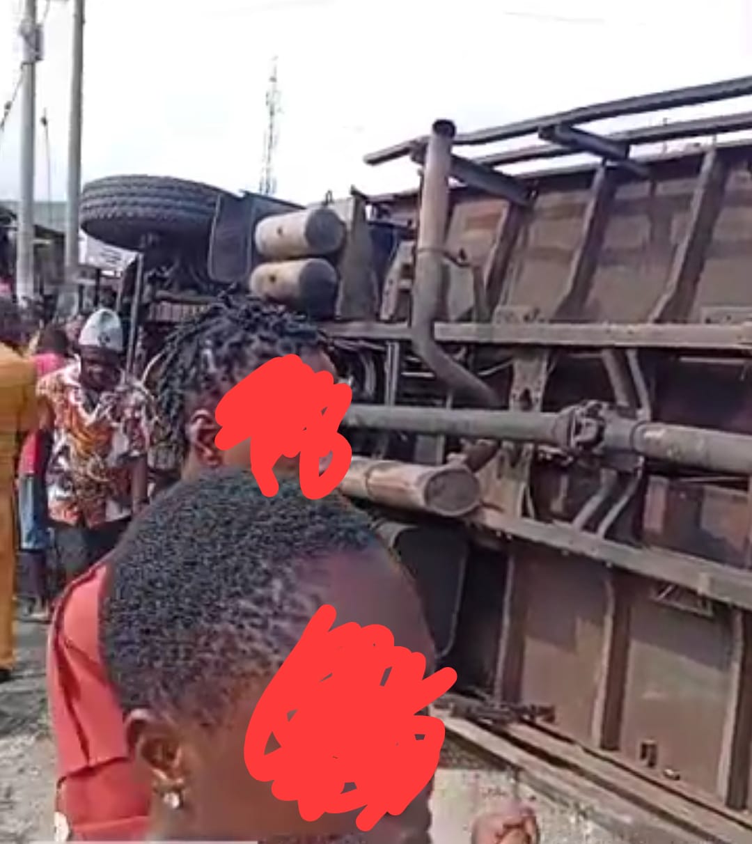 Keke driver crushed to de@th, others injured in Lagos multiple-vehicle crash