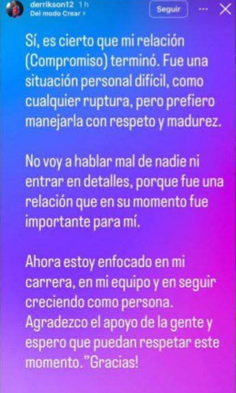 Footballer, Derrikson Quiros announces break-up with girlfriend three days after proposing to her on the pitch (video)