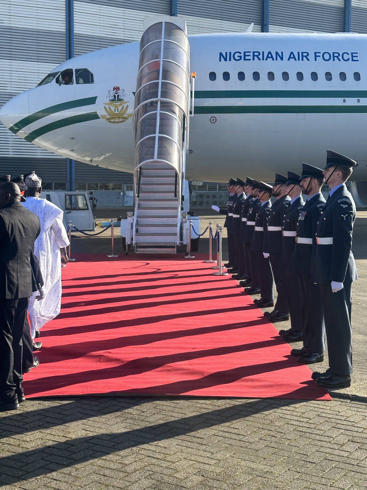 Tinubu in the UK for state visit (photos/videos)