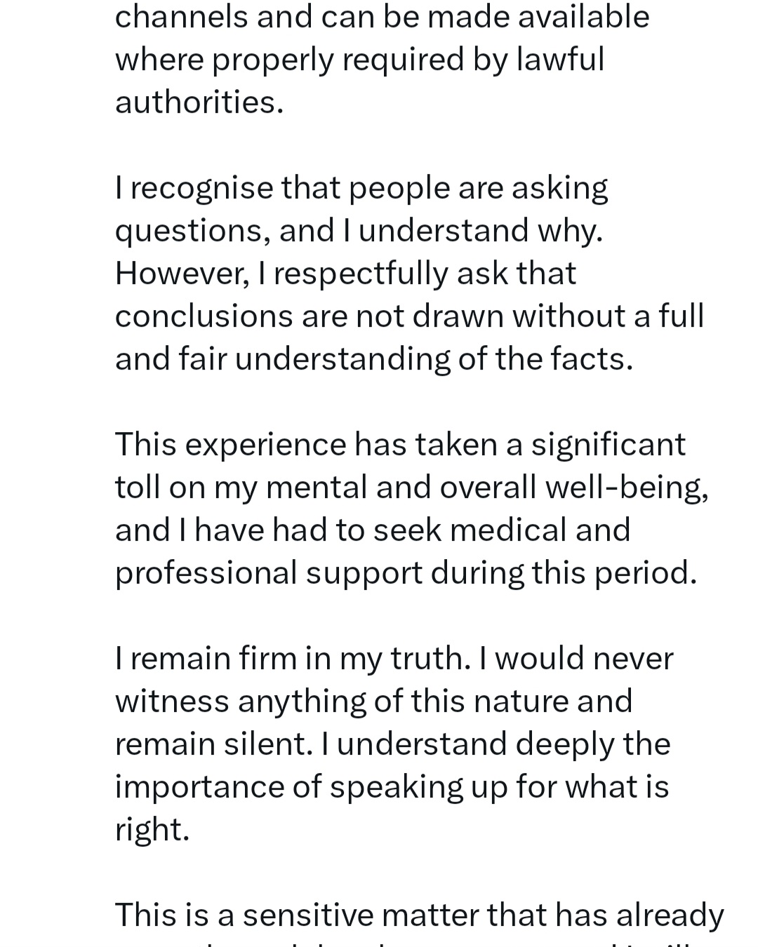 Winifred Ogbuja finally reacts after lawyer claimed she