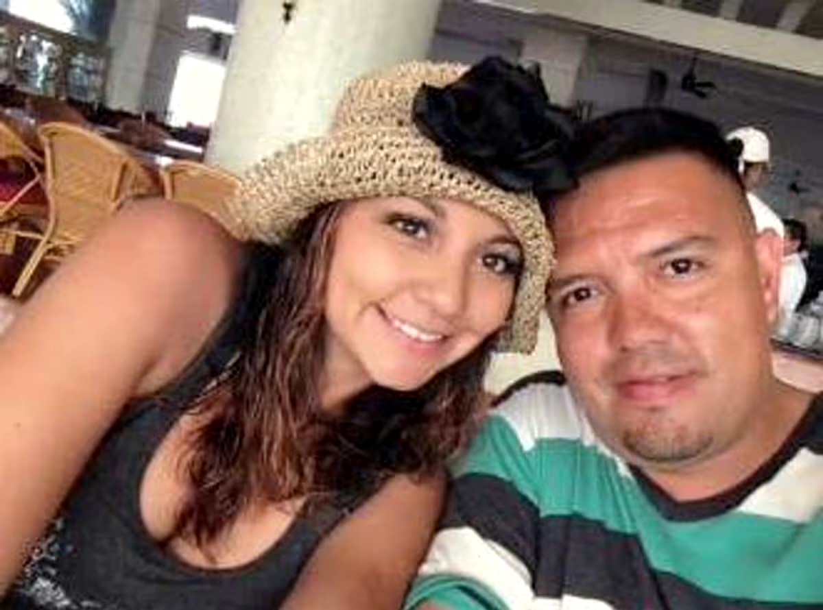 Happily married couple left