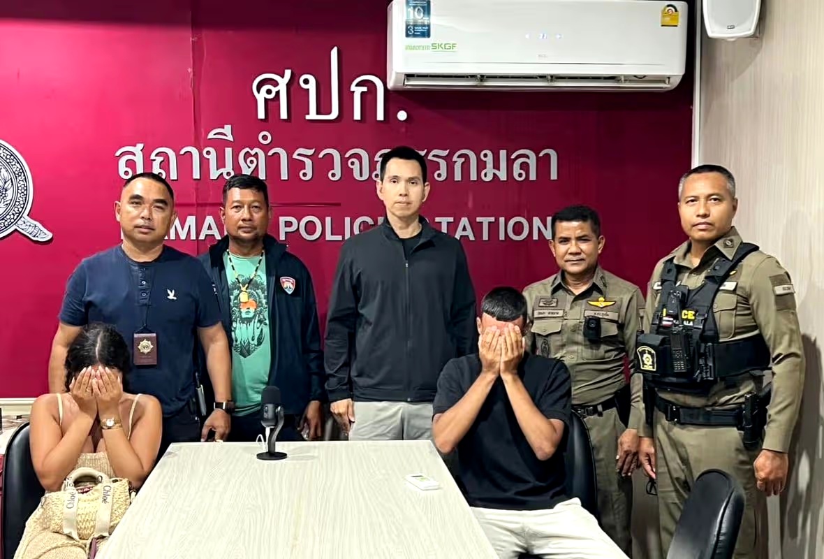 French couple arrested after they were caught having s�x on Thai beach and m0@ning loudly
