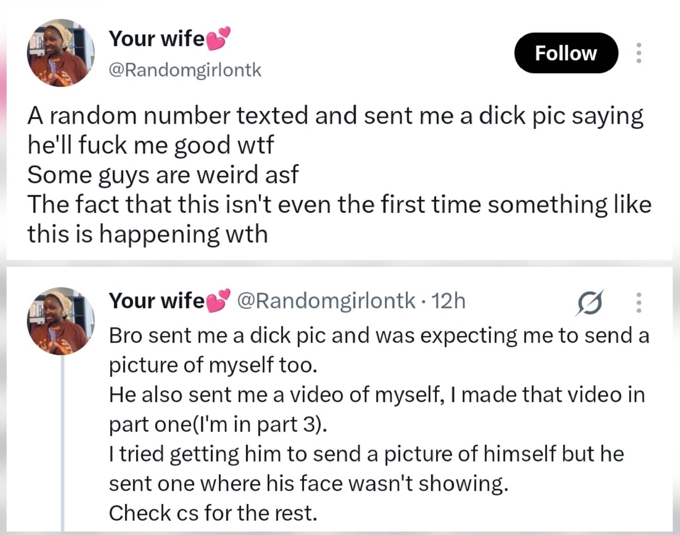 “Some guys are weird AF” — Twitter user calls out man who allegedly sent her unsolicited pic