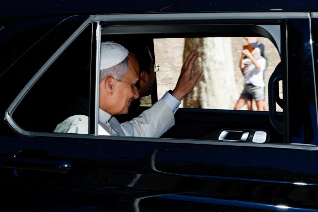 Pope Leo arrives at Rome Hospital ahead of Lung surgery (Photos)