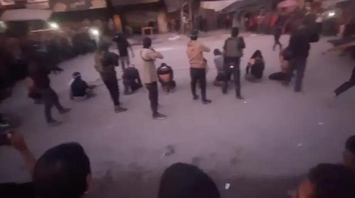Hamas publicly executes