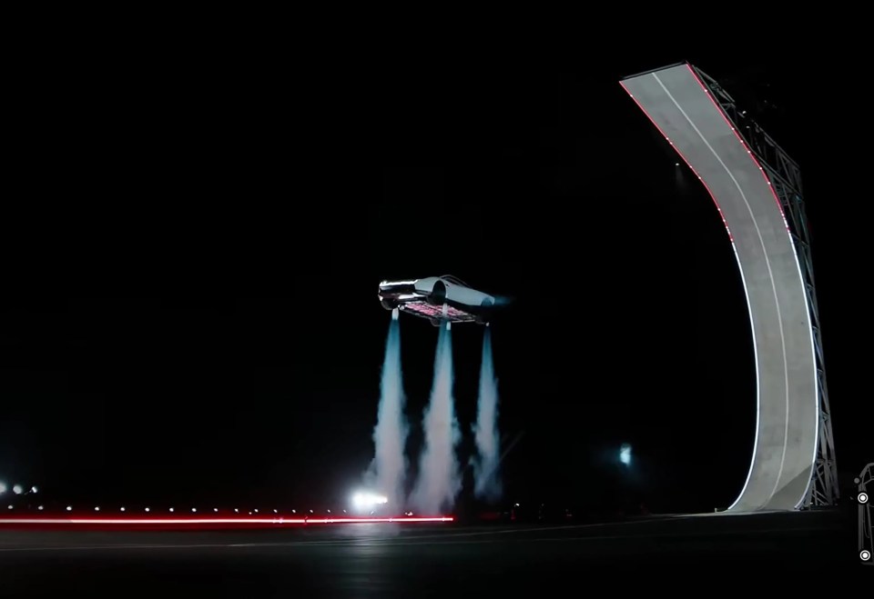 Elon Musk unveils $200,000 flying car with SpaceX rocket thrusters (video)