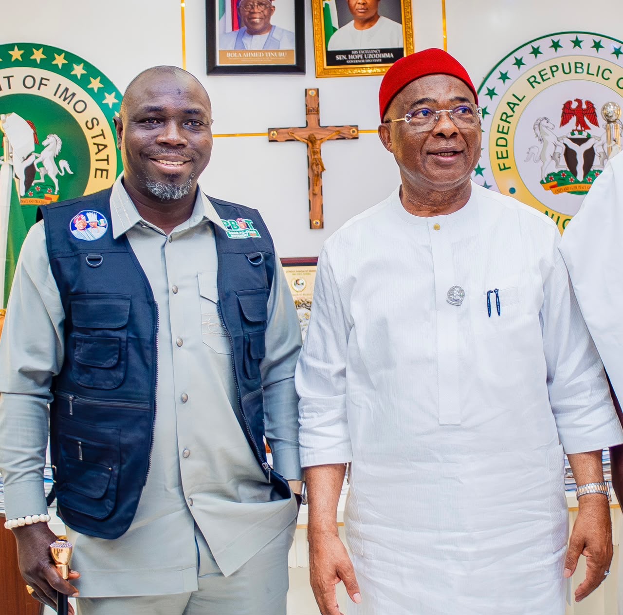 Tompolo Takes PBAT Door-To-Door Movement To Owerri, Deploys 30 Campaign Vehicles As Uzodimma Backs Tinubu’s 2027 Bid