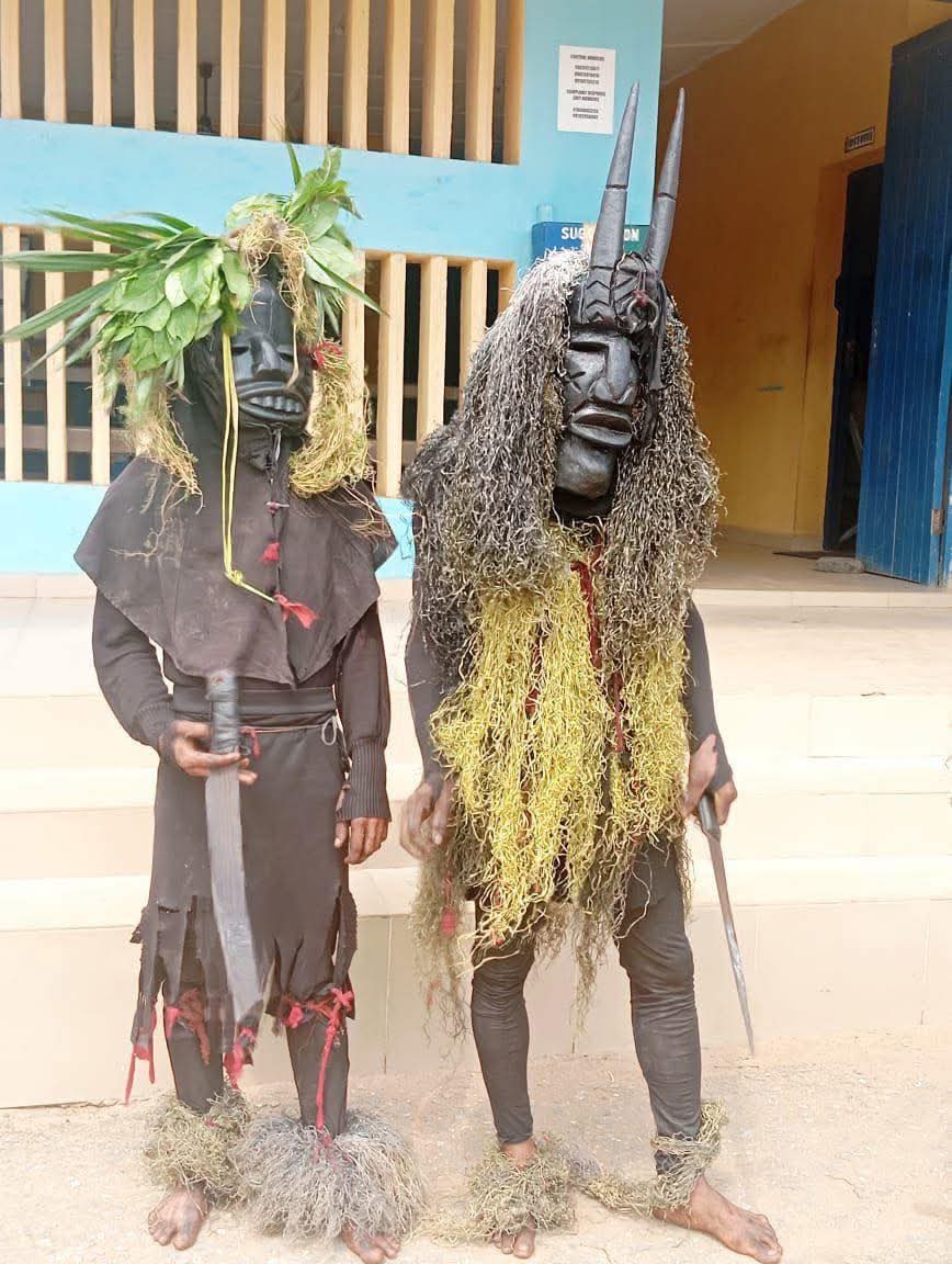 Police arrest two masquerades for breach of public peace in Akwa Ibom