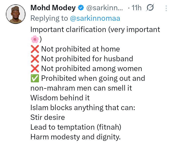 Avoid wearing perfume while going outside. It