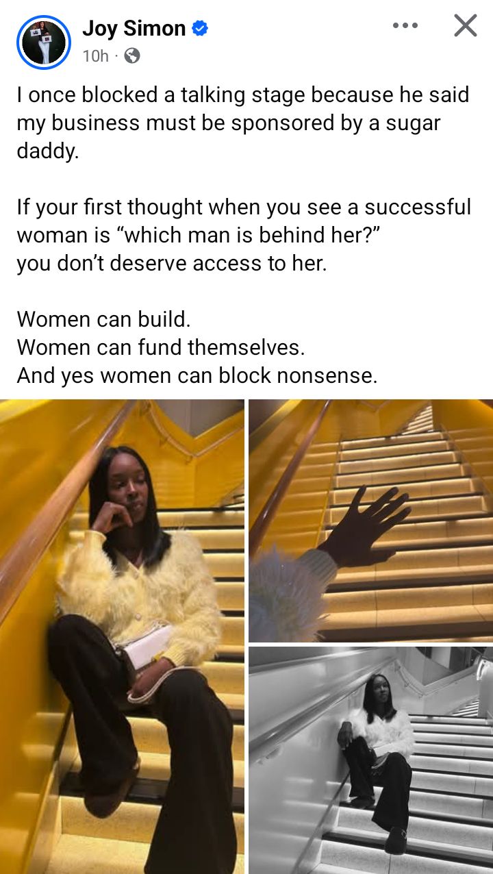 Nigerian lady cuts off a