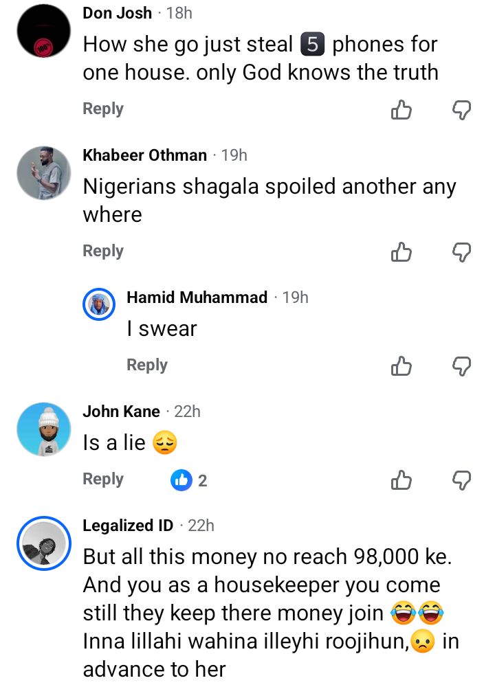 Nigerian housekeeper arrested for allegedly stealing money from her employer in Libya (photos)