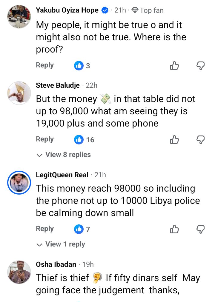 Nigerian housekeeper arrested for allegedly stealing money from her employer in Libya (photos)