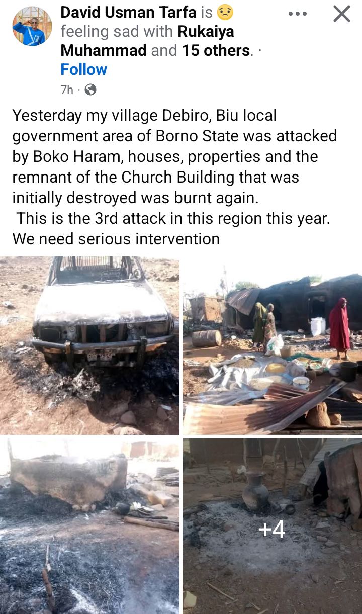Boko Haram insurgents attack Borno community