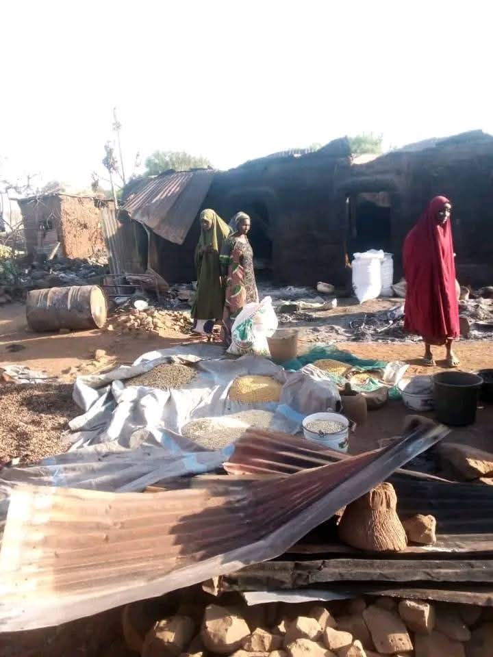 Residents affected by Boko Haram attacks in Borno