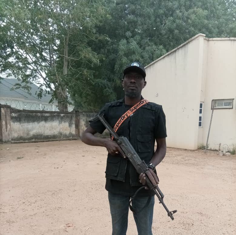 Troops during arms smuggling arrest operation in Yobe