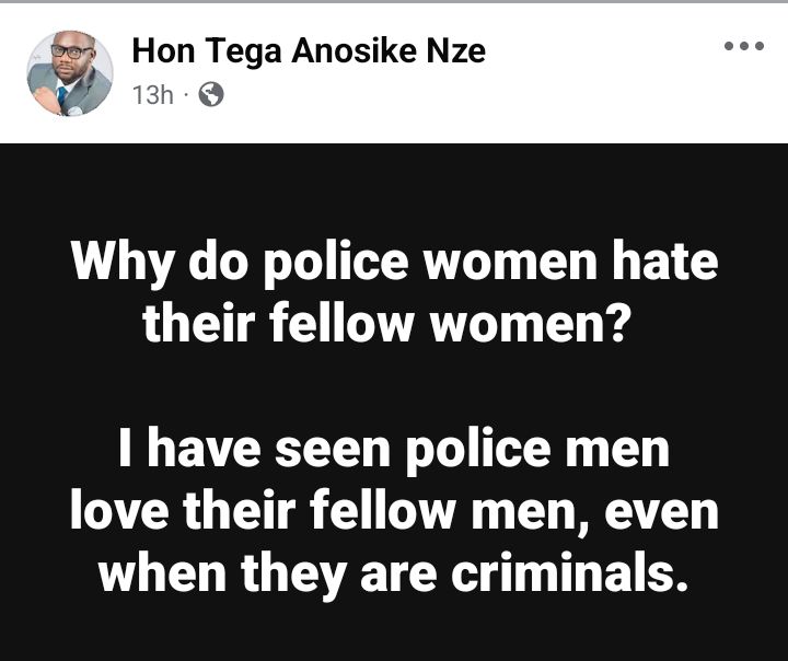 ?My children said policewomen are wicked after an unpleasant experience - Nigerian man writes